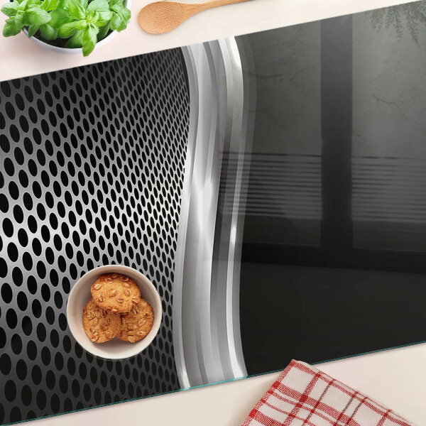 Schneidebrett glas Futuristisches Muster mit Wellen