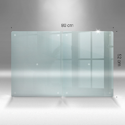 Glasbrett in transparenter Ausführung mit doppelter Stärke