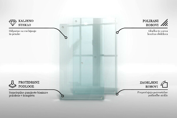Glasbrett Transparent