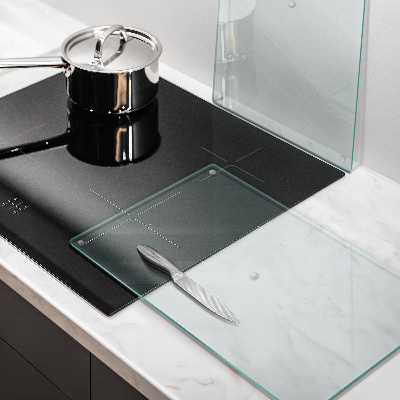 Glasbrett in transparenter Ausführung mit doppelter Stärke