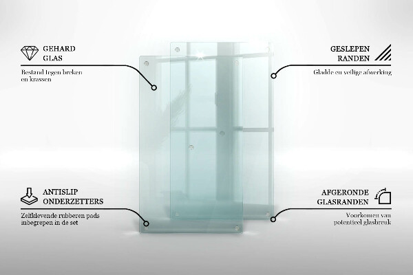 Glasbrett transparent podwójna