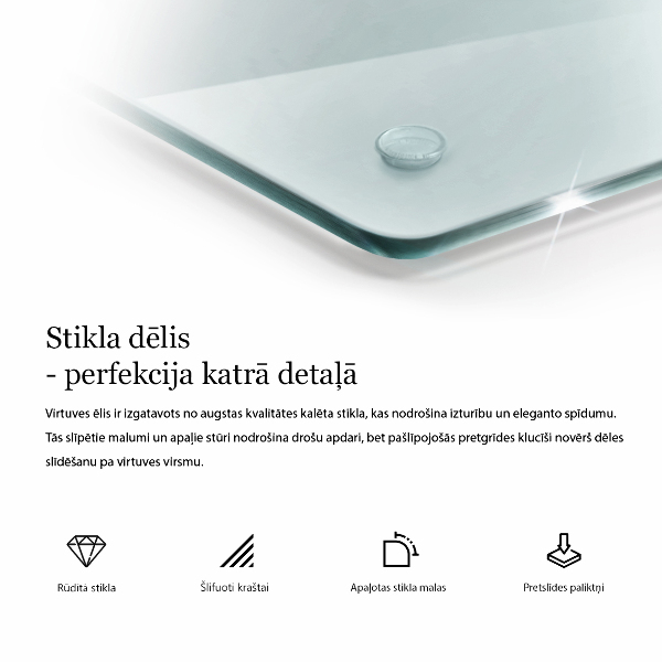 Glasbrett transparent podwójna