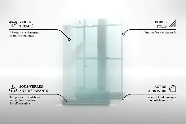 Glasbrett Transparent