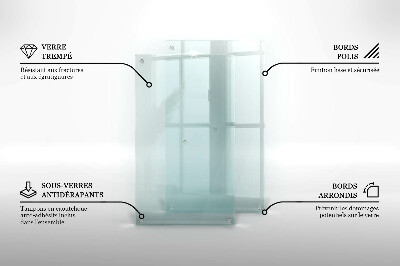 Glasbrett transparent podwójna