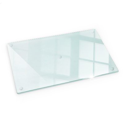 Glasschneidebrett Rechteckig transparent