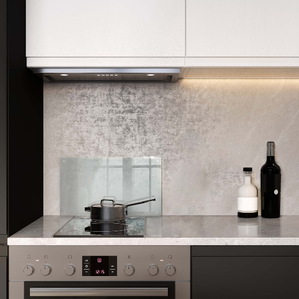 Glasschneidebrett in rechteckiger Form und transparentem Design