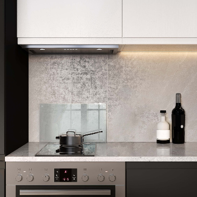 Glasschneidebrett in rechteckiger Form und transparentem Design