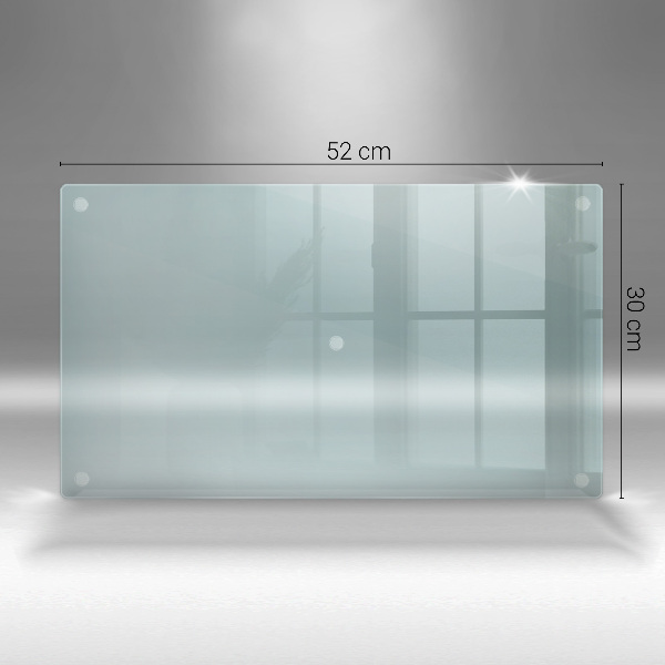 Glasschneidebrett Rechteckig transparent