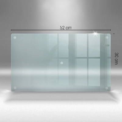 Glasschneidebrett Rechteckig transparent
