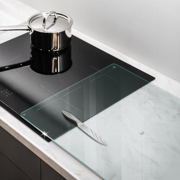 Glasschneidebrett Rechteckig transparent