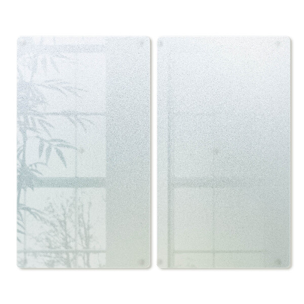 Schneidebrett Glas mit doppelt halbtransparentem Design