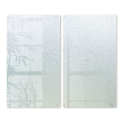 Schneidebrett Glas mit doppelt halbtransparentem Design