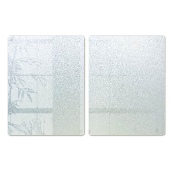 Schneidebrett Glas mit doppelt halbtransparentem Design