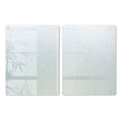 Schneidebrett Glas mit doppelt halbtransparentem Design