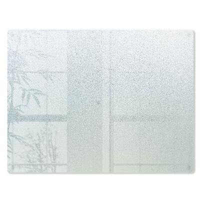 Schneidebrett Glas in rechteckiger Form aus halbtransparentem Material
