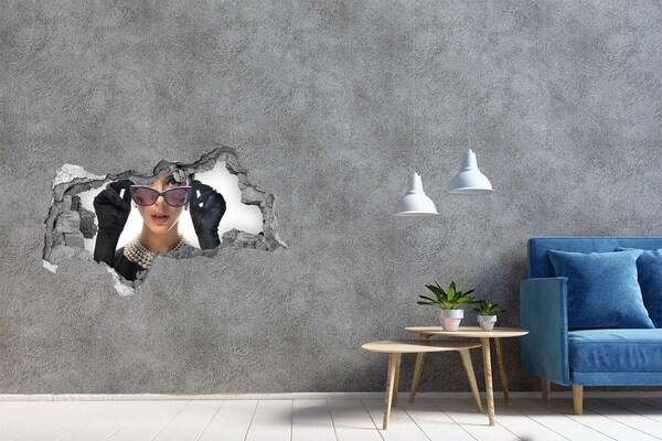 Wandtattoos Mauerdurchbruch Stilvolle Eleganz in einem Wandloch