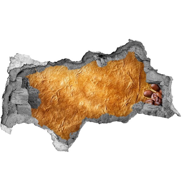 Wandtattoos Mauerdurchbruch Goldenes Loch in der Wand