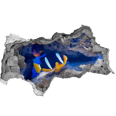 Wandbilder 3D Mauerdurchbruch Die Unterwasserwelt des Korallenriffs