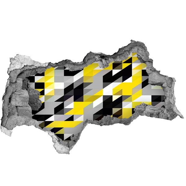 Wandbilder 3D Mauerdurchbruch Abstraktes Loch in der Wand