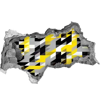 Wandbilder 3D Mauerdurchbruch Abstraktes Loch in der Wand