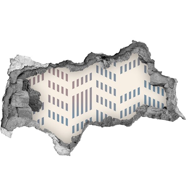 Wandbilder 3D Mauerdurchbruch Urbaner Charme hinter der Mauer