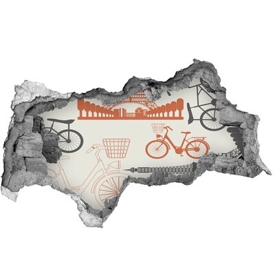 Wandtattoos Mauerdurchbruch Paris im Detail