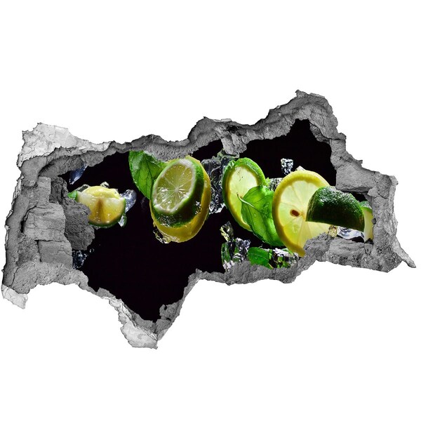 Mauerdurchbruch Aufkleber Ein spritziger Frischekick