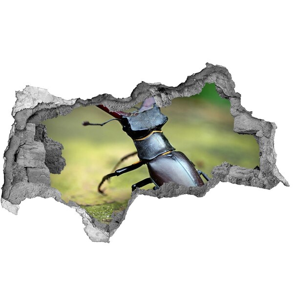 3D Wandtattoos Mauerdurchbruch Kreatur aus dem Wald