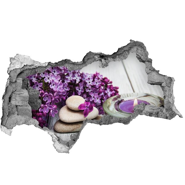 Wandtattoos Mauerdurchbruch Eine blühende Oase der Ruhe