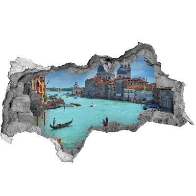 3D Wandtattoos Mauerdurchbruch Venedig im Tageslicht