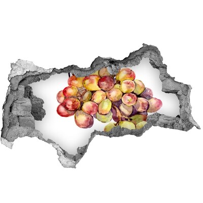 Wandbilder 3D Mauerdurchbruch Obst in einem kleinen Laden