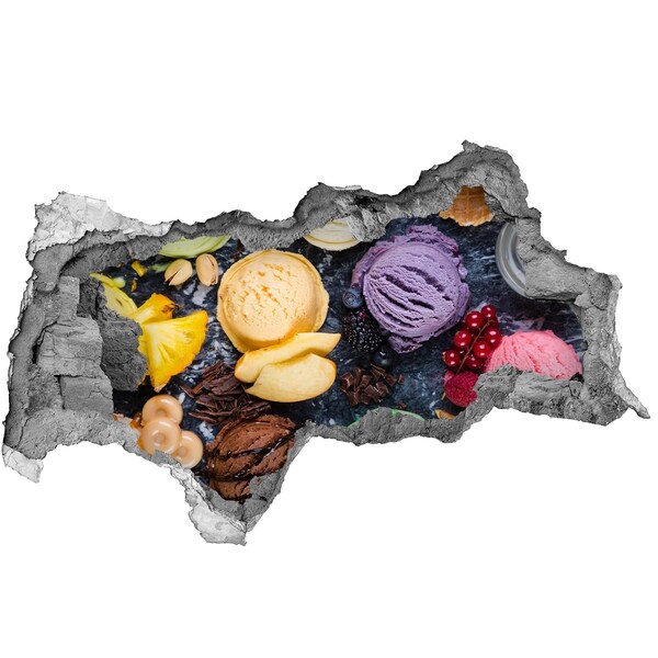 Mauerdurchbruch Aufkleber Eiswahnsinn