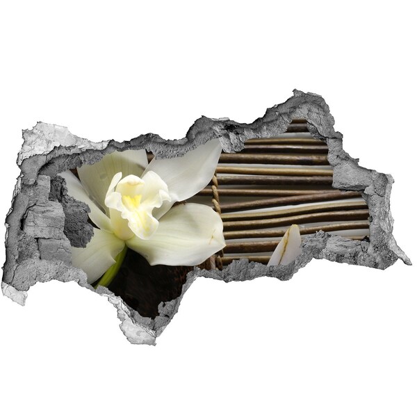 Wandbilder 3D Mauerdurchbruch Eine blühende Oase inmitten der Steine