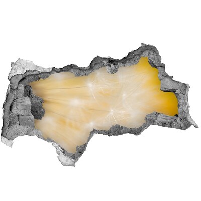 Wandtattoos Mauerdurchbruch Blumenplatz hinter der Wand