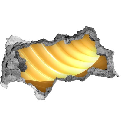 Wandtattoos Mauerdurchbruch Goldene Düne in der Wüste