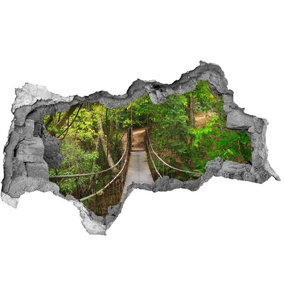 Mauerdurchbruch Aufkleber Eine Brücke durchs Grün