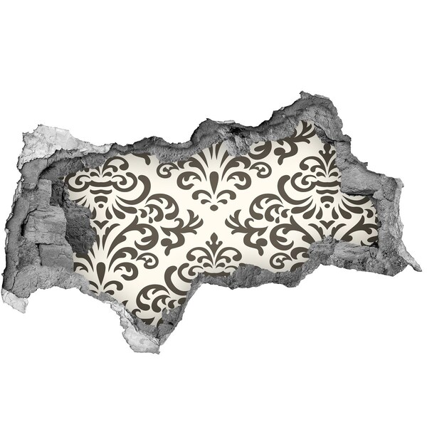 3D Wandtattoos Mauerdurchbruch Ein elegantes Muster an der Wand