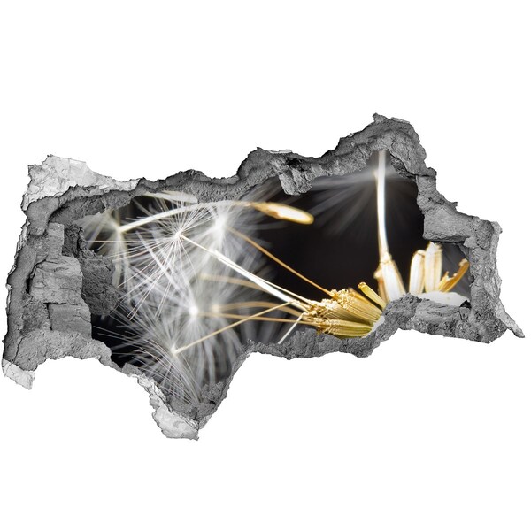 Wandtattoos Mauerdurchbruch Blumentraum durch ein Loch in der Wand