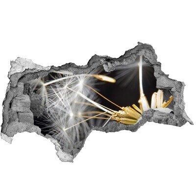 Wandtattoos Mauerdurchbruch Blumentraum durch ein Loch in der Wand