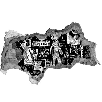 3D Wandtattoos Mauerdurchbruch Ein künstlerischer Ausdruck der Freiheit