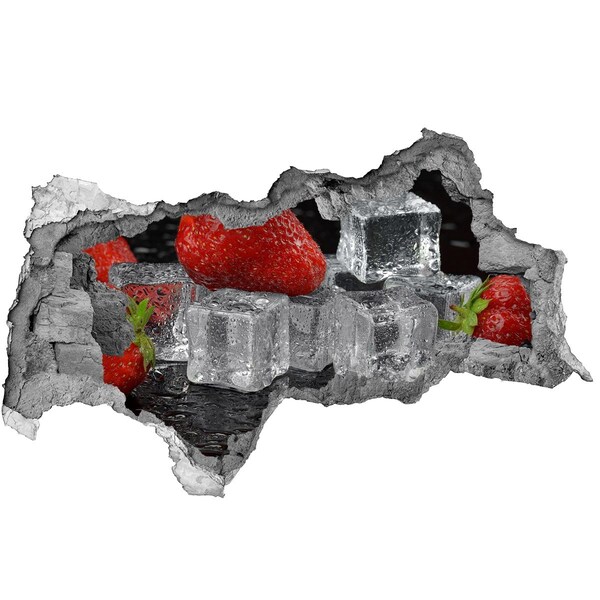 Wandbilder 3D Mauerdurchbruch Fruchtige Frische im Sommerstil