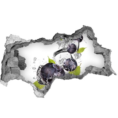 Mauerdurchbruch Aufkleber Fruchtiger Eiswasserfall