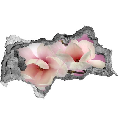 Mauerdurchbruch Aufkleber Ein floraler Traum hinter der Mauer