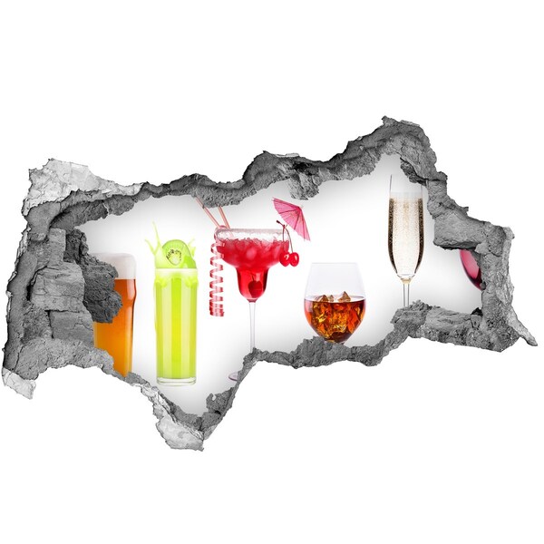 3D Wandtattoos Mauerdurchbruch Strandbar