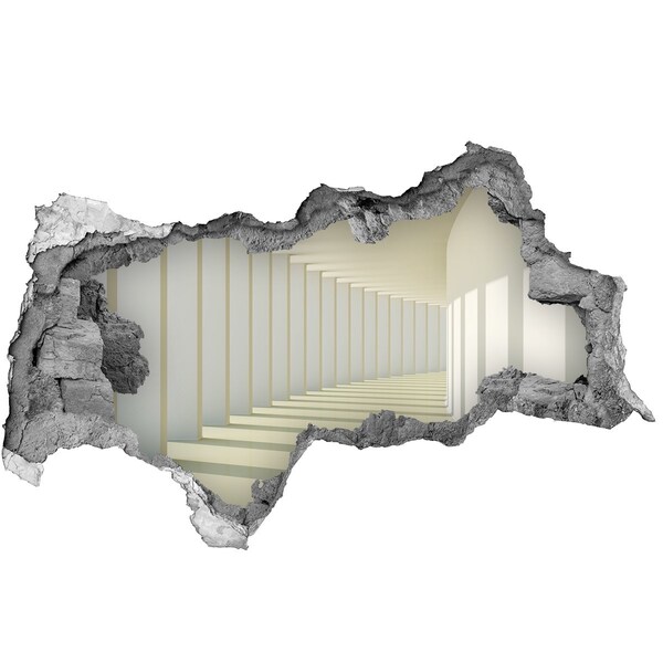 Mauerdurchbruch Aufkleber Die Illusion des unendlichen Raums