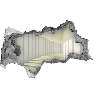 Mauerdurchbruch Aufkleber Die Illusion des unendlichen Raums