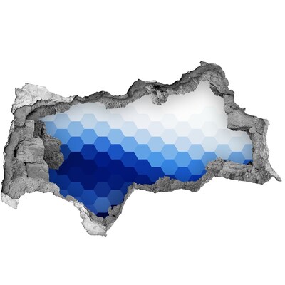 Wandtattoos Mauerdurchbruch Loch zum blauen Ozean