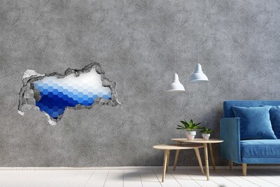 Wandtattoos Mauerdurchbruch Loch zum blauen Ozean