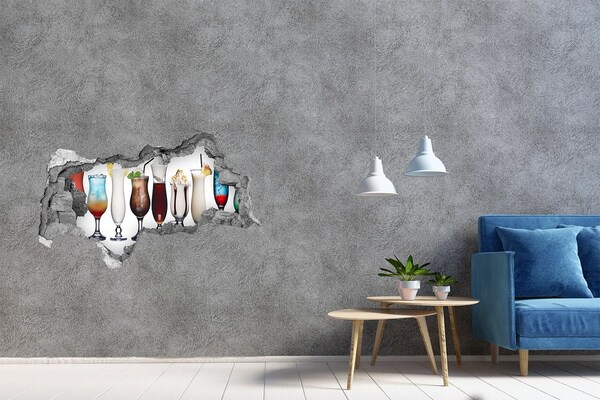 3D Wandtattoos Mauerdurchbruch Eine unscheinbare Cocktail-Oase