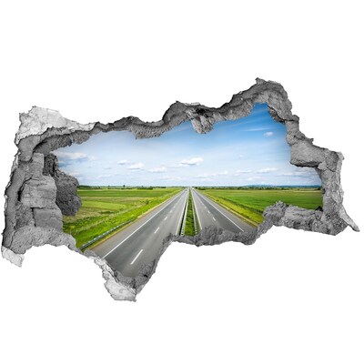 Mauerdurchbruch Aufkleber Ein Pfad durchs Grüne